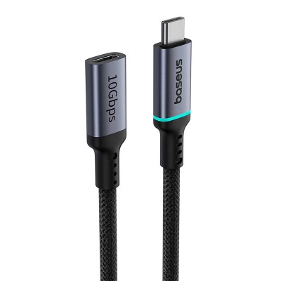 Baseus High Definition hosszabbító kábel USB-C 10Gbps, 0,5m (fekete) Baseus High Definition hosszabbító kábel USB-C 10Gbps, 0,5m (fekete)