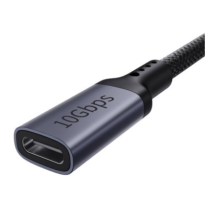 Baseus High Definition hosszabbító kábel USB-C 10Gbps, 0,5m (fekete) Baseus High Definition hosszabbító kábel USB-C 10Gbps, 0,5m (fekete)