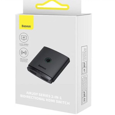 Baseus Cluster HDMI elosztó (fekete) Baseus Cluster HDMI elosztó (fekete)