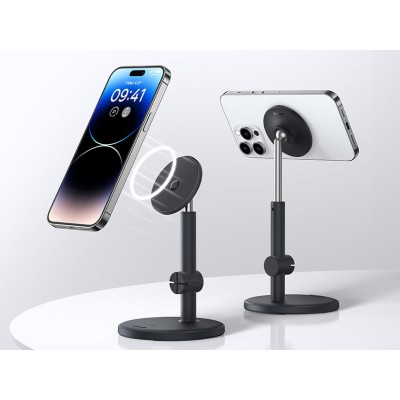 Baseus MagPro mágneses asztali telefon tablet állvány (fekete) Baseus MagPro mágneses asztali telefon tablet állvány (fekete)