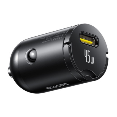 Baseus PrimeTrip VP2 autós töltő, 45W USB-C, 1 m kábellel – fekete Baseus PrimeTrip VP2 autós töltő, 45W USB-C, 1 m kábellel – fekete