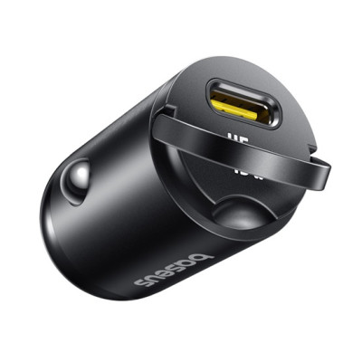Baseus PrimeTrip VP2 autós töltő, 45W USB-C, 1 m kábellel – fekete Baseus PrimeTrip VP2 autós töltő, 45W USB-C, 1 m kábellel – fekete