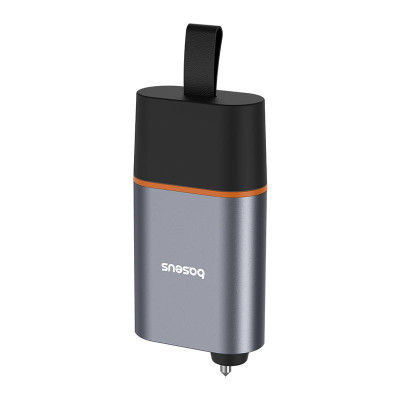 Baseus Sharp Tool Biztonsági kalapács (Ablaktörő + Biztonsági öv vágása) fekete 