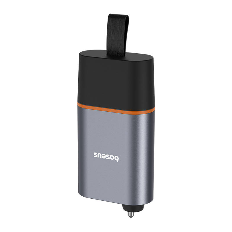 Baseus Sharp Tool Biztonsági kalapács (Ablaktörő + Biztonsági öv vágása) fekete Baseus Sharp Tool Biztonsági kalapács (Ablaktörő + Biztonsági öv vágása) fekete