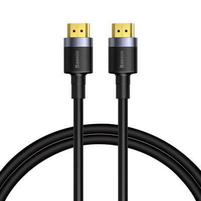 Baseus Cafule HDMI - HDMI kábel 4K 60 Hz 3D 18 Gbps 2m fekete Baseus Cafule HDMI - HDMI kábel 4K 60 Hz 3D 18 Gbps 2m fekete