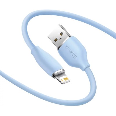 Baseus Jelly USB - Lightning kábel, 2,4A, 2m - Kék Baseus Jelly USB - Lightning kábel, 2,4A, 2m - Kék