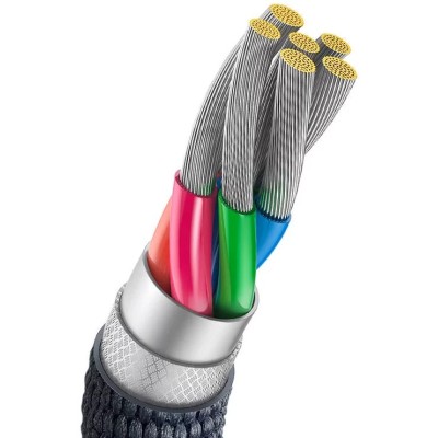 Baseus Crystal Shine USB - USB-C kábel, 100W, 2m, fekete Baseus Crystal Shine USB - USB-C kábel, 100W, 2m, fekete