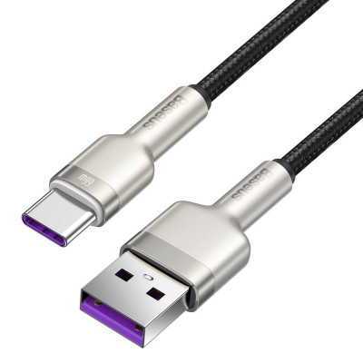 Baseus Cafule USB-USB-C kábel, 66 W, 1 m, fekete
