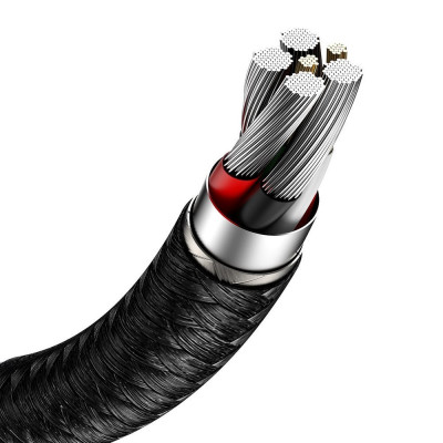 Baseus Cafule USB-USB-C kábel, 66 W, 2 m, fekete Baseus Cafule USB-USB-C kábel, 66 W, 2 m, fekete