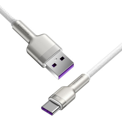 Baseus Cafule USB-USB-C kábel, 66 W, 2 m, fehér Baseus Cafule USB-USB-C kábel, 66 W, 2 m, fehér