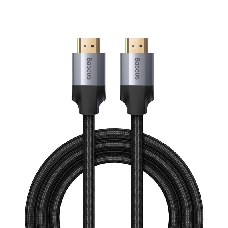 Baseus Enjoyment 4K HDMI - HDMI kábel 2m szürke Baseus Enjoyment 4K HDMI - HDMI kábel 2m szürke