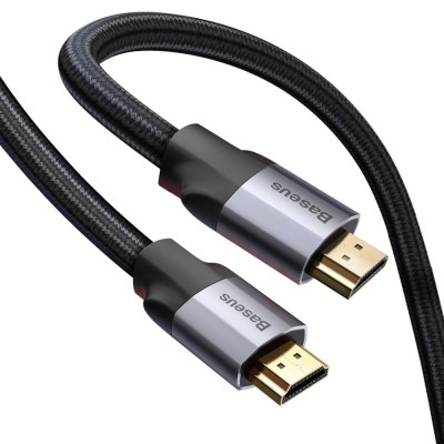 Baseus Enjoyment 4K HDMI - HDMI kábel 2m szürke Baseus Enjoyment 4K HDMI - HDMI kábel 2m szürke