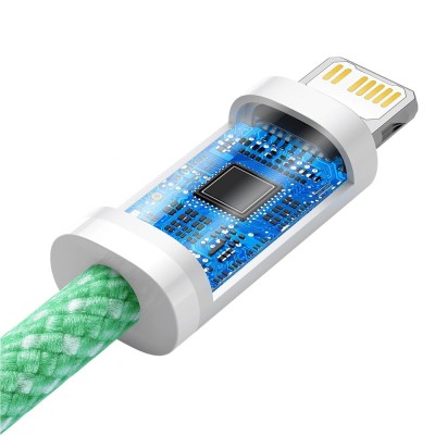 Baseus Dynamic sorozat USB-C / Lightning kábel, 20 W, 1 m, zöld Baseus Dynamic sorozat USB-C / Lightning kábel, 20 W, 1 m, zöld
