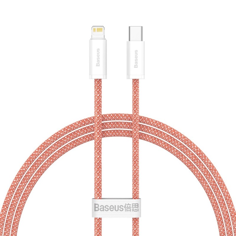 Baseus USB-C kábel Lightning Dynamic Series, 20 W, 1 m (narancs) Baseus USB-C kábel Lightning Dynamic Series, 20 W, 1 m (narancs)