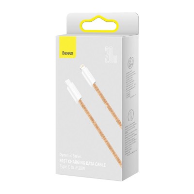 Baseus USB-C kábel Lightning Dynamic Series, 20 W, 1 m (narancs) Baseus USB-C kábel Lightning Dynamic Series, 20 W, 1 m (narancs)
