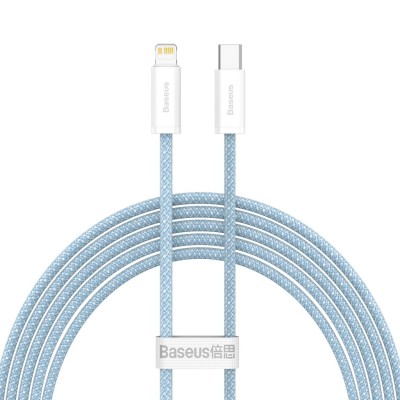 Baseus USB-C kábel a Lightning Dynamic sorozathoz, 20 W, 2 m (kék) Baseus USB-C kábel a Lightning Dynamic sorozathoz, 20 W, 2 m (kék)