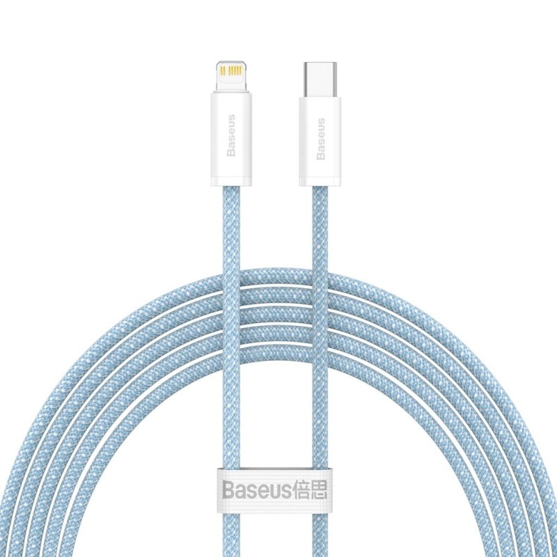 Baseus USB-C kábel a Lightning Dynamic sorozathoz, 20 W, 2 m (kék) Baseus USB-C kábel a Lightning Dynamic sorozathoz, 20 W, 2 m (kék)