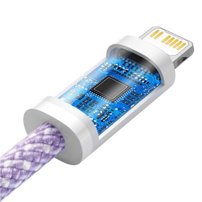 Baseus USB-C kábel a Lightning Dynamic sorozathoz, 20 W, 2 m (lila) Baseus USB-C kábel a Lightning Dynamic sorozathoz, 20 W, 2 m (lila)