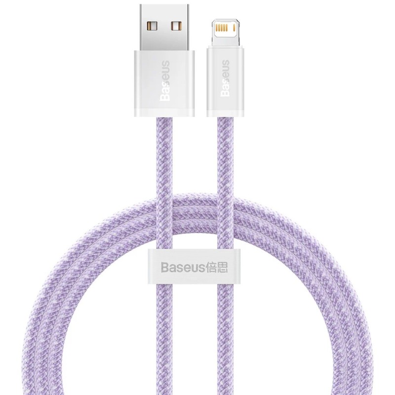 Baseus Dynamic, USB - Lightning kábel 2,4A, 1m (lila) Baseus Dynamic, USB - Lightning kábel 2,4A, 1m (lila)