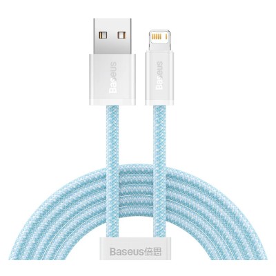 Baseus Dynamic Lightning USB-kábel, 2,4A, 2m (kék) Baseus Dynamic Lightning USB-kábel, 2,4A, 2m (kék)
