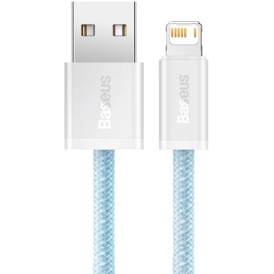 Baseus Dynamic Lightning USB-kábel, 2,4A, 2m (kék) Baseus Dynamic Lightning USB-kábel, 2,4A, 2m (kék)