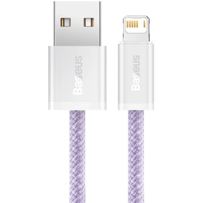 Baseus Dynamic Lightning USB-kábel, 2,4A, 2m (lila) Baseus Dynamic Lightning USB-kábel, 2,4A, 2m (lila)