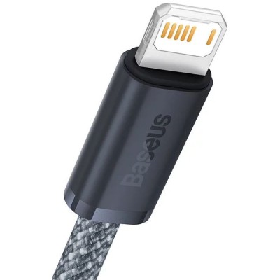 Baseus Dynamic Series USB - Lightning kábel, 2.4A, 2m, szürke Baseus Dynamic Series USB - Lightning kábel, 2.4A, 2m, szürke