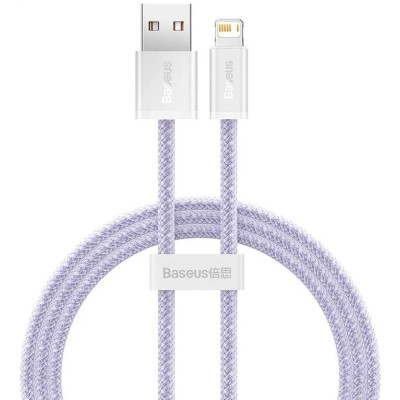 Baseus Dynamic 2 series USB - Lightning töltőkábel, adatkábel, 2.4A, 1m (lila) Baseus Dynamic 2 series USB - Lightning töltőkábel, adatkábel, 2.4A, 1m (lila)