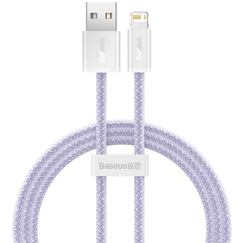 Baseus Dynamic 2 series USB - Lightning töltőkábel, adatkábel, 2.4A, 1m (lila) Baseus Dynamic 2 series USB - Lightning töltőkábel, adatkábel, 2.4A, 1m (lila)