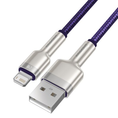 Baseus Cafule USB - Lightning kábel, 2,4A, 1 m (ibolya) Baseus Cafule USB - Lightning kábel, 2,4A, 1 m (ibolya)