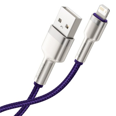 Baseus Cafule USB - Lightning kábel, 2,4A, 1 m (ibolya) Baseus Cafule USB - Lightning kábel, 2,4A, 1 m (ibolya)