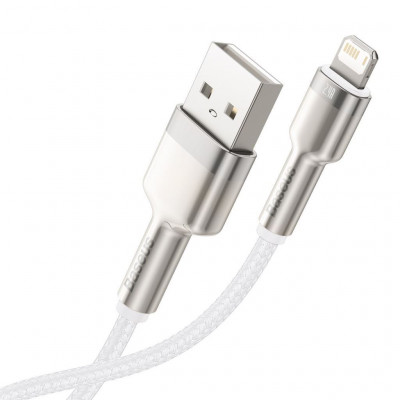 Baseus Cafule USB / Lightning kábel, 2,4A, 2m, fehér Baseus Cafule USB / Lightning kábel, 2,4A, 2m, fehér