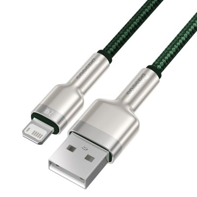 Baseus Cafule USB - Lightning kábel, 2,4A, 2m (zöld) Baseus Cafule USB - Lightning kábel, 2,4A, 2m (zöld)
