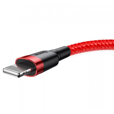 Baseus Cafule USB-A – Lightning kábel, 1,5 A, 2 m – piros Baseus Cafule USB-A – Lightning kábel, 1,5 A, 2 m – piros
