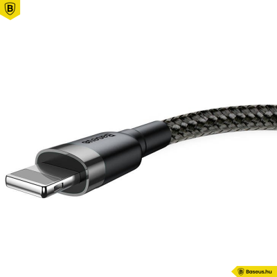 Baseus iPhone Lightning gyors adat, töltőkábel 1,5 A - 2m - Fekete Baseus iPhone Lightning gyors adat, töltőkábel 1,5 A - 2m - Fekete