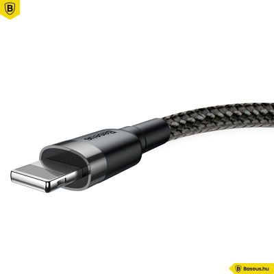Baseus iPhone Lightning gyors adat, töltőkábel 2A - 3m - Fekete Baseus iPhone Lightning gyors adat, töltőkábel 2A - 3m - Fekete