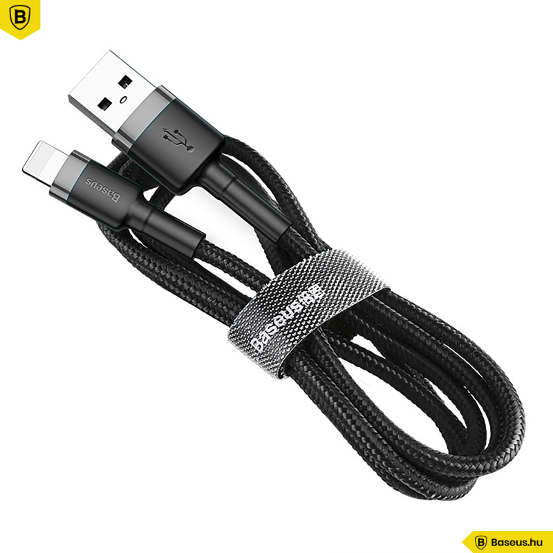Baseus iPhone Lightning gyors adat, töltőkábel 2A - 3m - Fekete Baseus iPhone Lightning gyors adat, töltőkábel 2A - 3m - Fekete