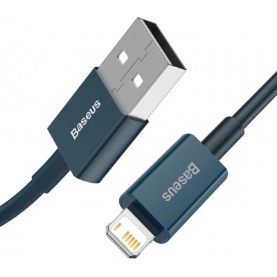 Baseus USB-kábel a Lightning Superior sorozat, 2,4A, 1 m, kék Baseus USB-kábel a Lightning Superior sorozat, 2,4A, 1 m, kék