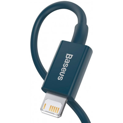 Baseus USB-kábel a Lightning Superior sorozat, 2,4A, 1 m, kék Baseus USB-kábel a Lightning Superior sorozat, 2,4A, 1 m, kék