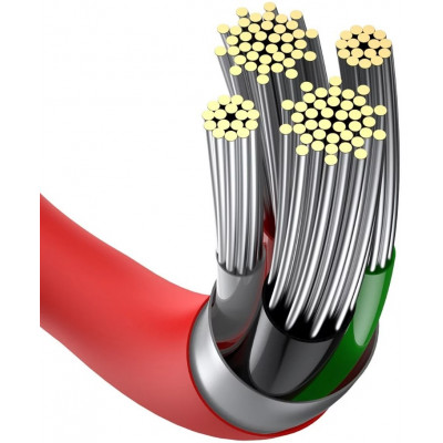 Baseus USB-kábel a Lightning Superior sorozat, 2,4 A, 2 m, piros Baseus USB-kábel a Lightning Superior sorozat, 2,4 A, 2 m, piros