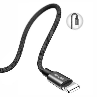 Baseus Yiven Lightning 1,2m 2A kábel, fekete Baseus Yiven Lightning 1,2m 2A kábel, fekete