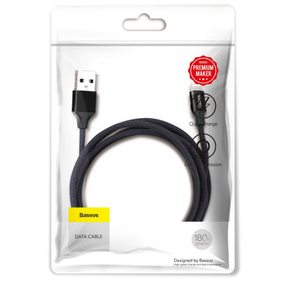 Baseus Yiven Lightning 1,2m 2A kábel, fekete Baseus Yiven Lightning 1,2m 2A kábel, fekete