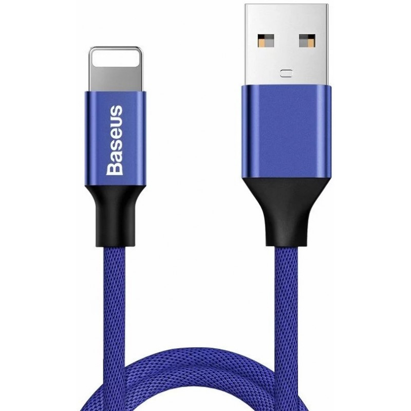 Baseus Yiven Lightning 1,2 m 2A kábel, kék Baseus Yiven Lightning 1,2 m 2A kábel, kék