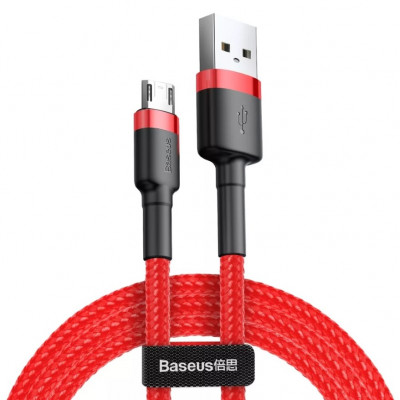 Baseus Cafule 2.4A USB-Micro USB kábel 1m, piros Baseus Cafule 2.4A USB-Micro USB kábel 1m, piros