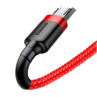 Baseus Cafule 2.4A USB-Micro USB kábel 1m, piros Baseus Cafule 2.4A USB-Micro USB kábel 1m, piros