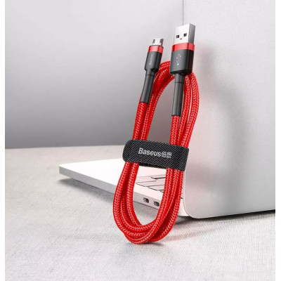 Baseus Cafule 2.4A USB-Micro USB kábel 1m, piros Baseus Cafule 2.4A USB-Micro USB kábel 1m, piros
