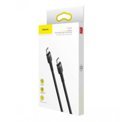 Baseus Cafule 2A USB-Micro USB kábel 3 m, fekete-szürke Baseus Cafule 2A USB-Micro USB kábel 3 m, fekete-szürke