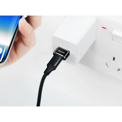 Baseus adapter USB Micro - USB-C , fekete Baseus adapter USB Micro - USB-C , fekete
