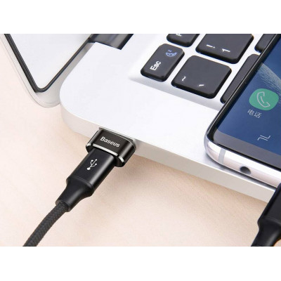 Baseus adapter USB Micro - USB-C , fekete Baseus adapter USB Micro - USB-C , fekete