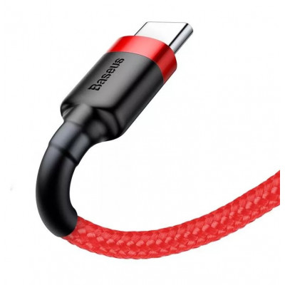 Baseus Cafule USB-USB-C kábel 3A ,1m, piros Baseus Cafule USB-USB-C kábel 3A ,1m, piros